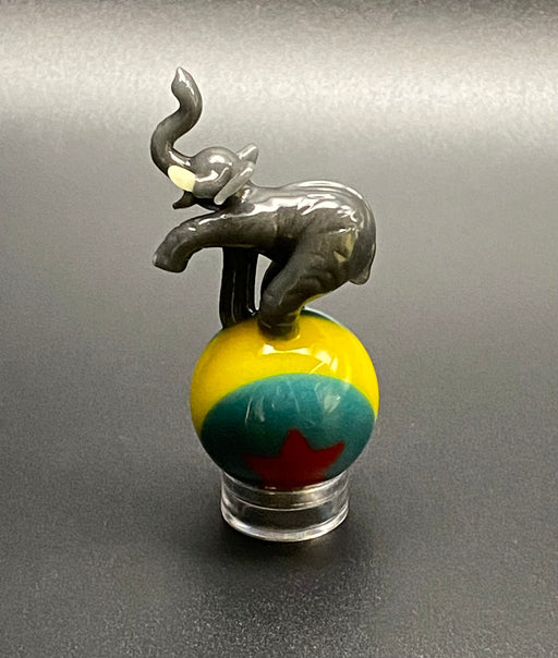 Heretic Glass Marble Elephant