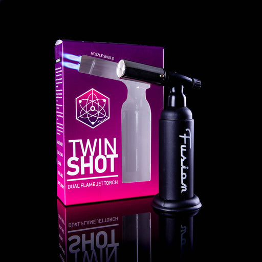 Fusion Twin Shot Dual Flame Jet TorchBlack