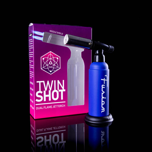 Fusion Twin Shot Dual Flame Jet TorchBlue