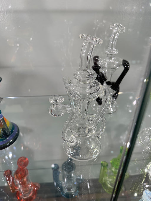 Matt D Glass Recycler Rig - Clear 10mm/90