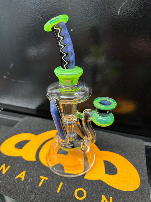 Uzzi Glass Worked 3 Arm Recycler Rigs - Design 2