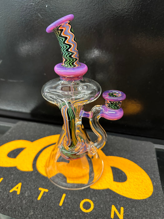 Uzzi Glass Worked 3 Arm Recycler Rig - Design 1