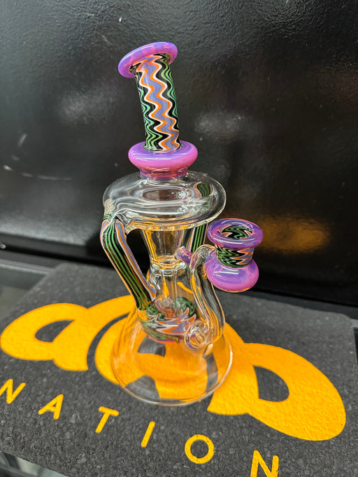 Uzzi Glass Worked 3 Arm Recycler Rig - Design 1