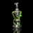 Matt D Glass Recycler Rig - Green and Clear 10mm/90