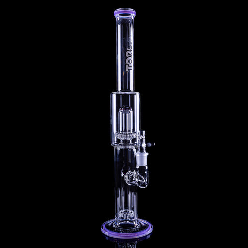 Toro Glass Circ 18in Straight Tube Purple 18mm