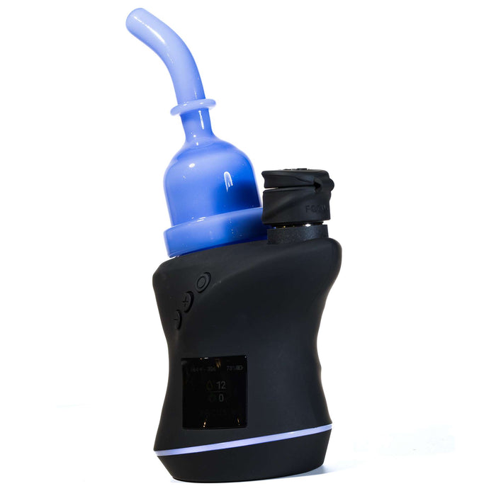 Zach Harrison Short Path Sippers - Milky Blue - CARTA Glass Attachment