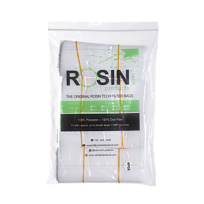 RTP Rosin Filter Bags - 1.75 inch by 5 inch, Rosin Filter Bags by Rosin Tech Products available on Dab Nation