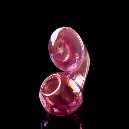 AkillArt Hand Pipe - Gold/Silver Fumed