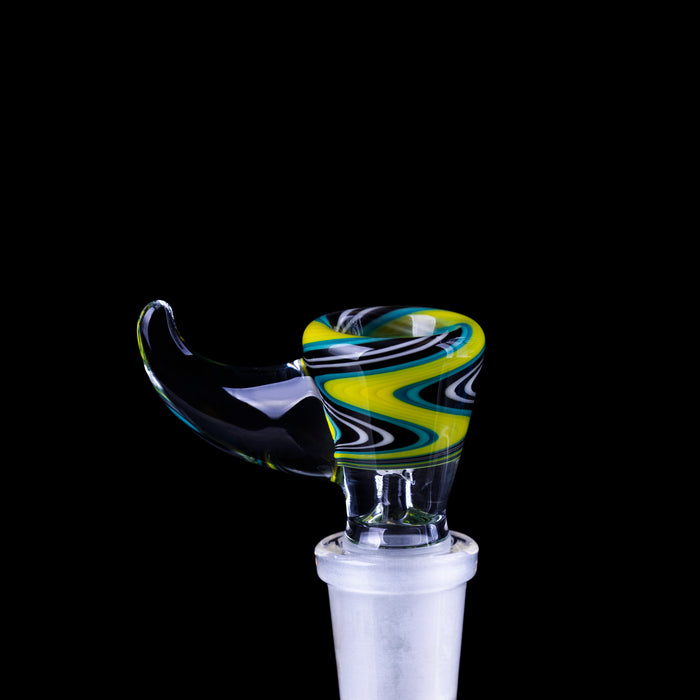 Glass Distractions - Wig Wag Bowl 14mm Flare - #33