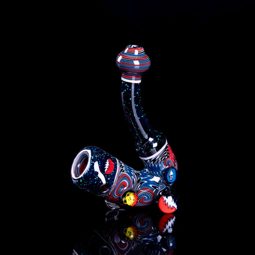 Cajun Glass Designs Linework with Crushed Opal and Milli Inlay Sherlock