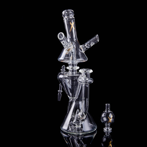 Ram Glass Clear Xhalecycler Recycler Rigs