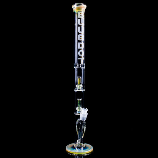 Blue Dot - 24" Straight Tube with Perc and Gold Fuming -1