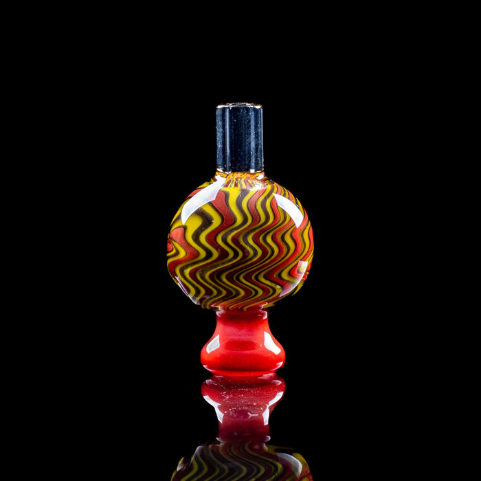 Camper Glass- Bubble Cap  -  Line Work - Design # 6
