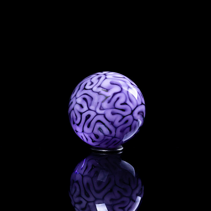 Algae Glass 25mm Slurper Marble- Purple