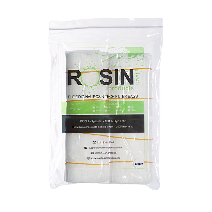 RTP Rosin Filter Bags - 2 inch by 3.5 inch, Rosin Filter Bags by Rosin Tech Products available on Dab Nation