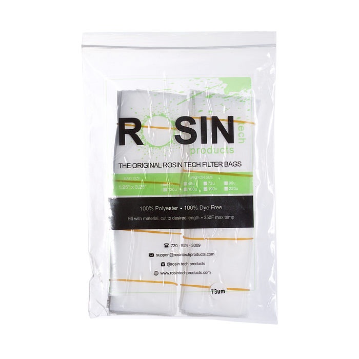 RTP Rosin Filter Bags - 2 inch by 3.5 inch, Rosin Filter Bags by Rosin Tech Products available on Dab Nation