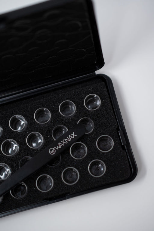 WaxNax 20-Slot Glass Insert CasesBlack