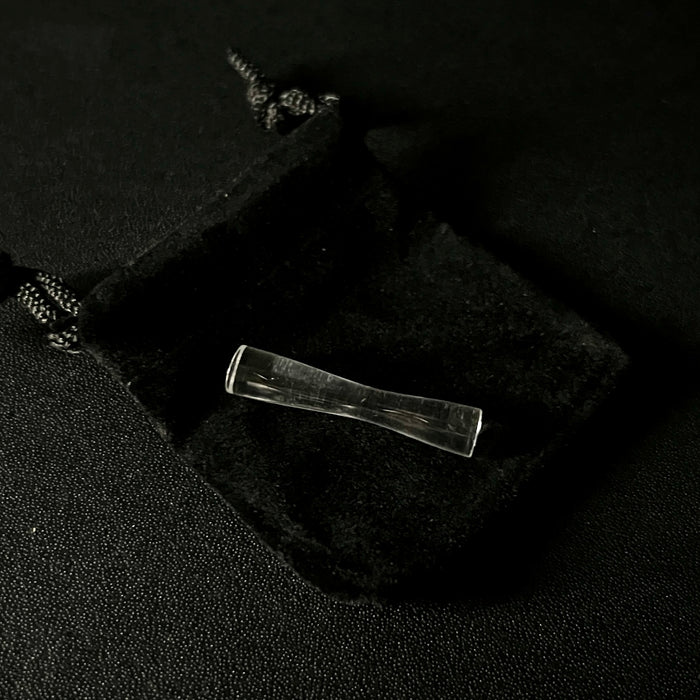 BlackMarket Glass Quartz Hour Glass 35x7