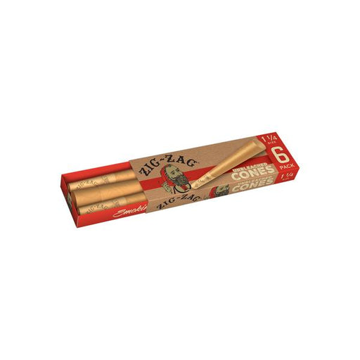 Zig Zag Rolling Papers - Unbleached Cones 1 1/4 - 6 cones SINGLE