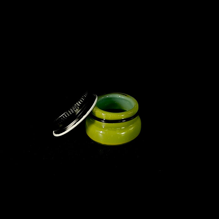 Empty 1 glass mini solid color jar