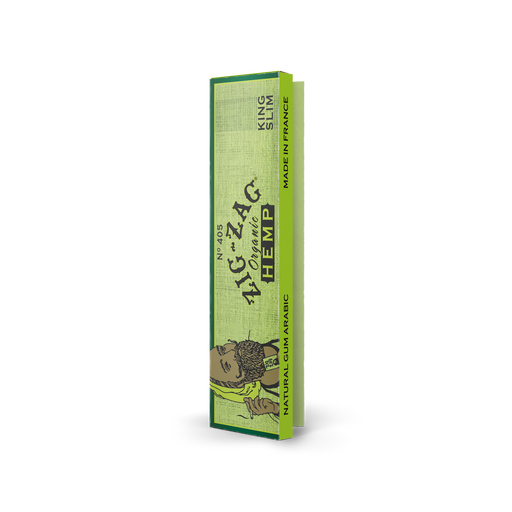 Zig Zag Rolling Papers - King Slim Organic Hemp Papers SINGLE