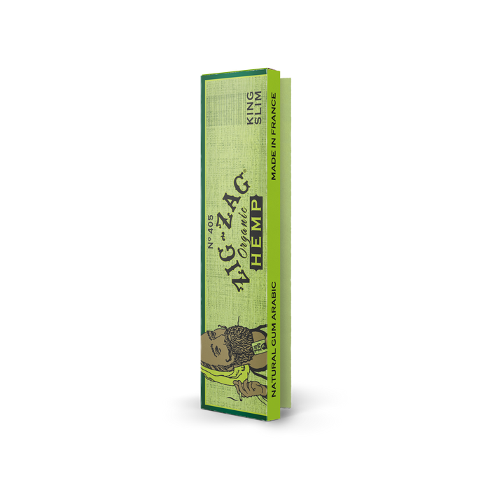 Zig Zag Rolling Papers - King Slim Organic Hemp Papers SINGLE