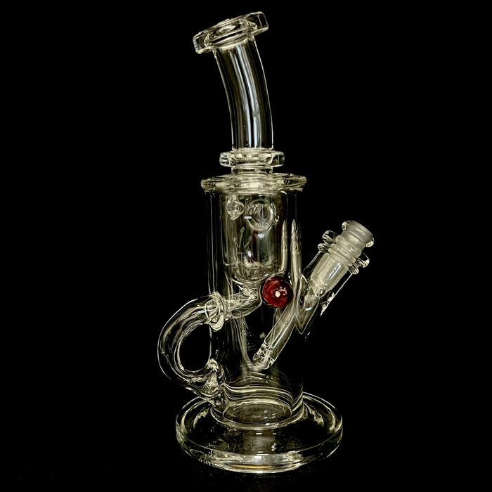 Augy Glass Clear incycler with removable down stem 3 10/45