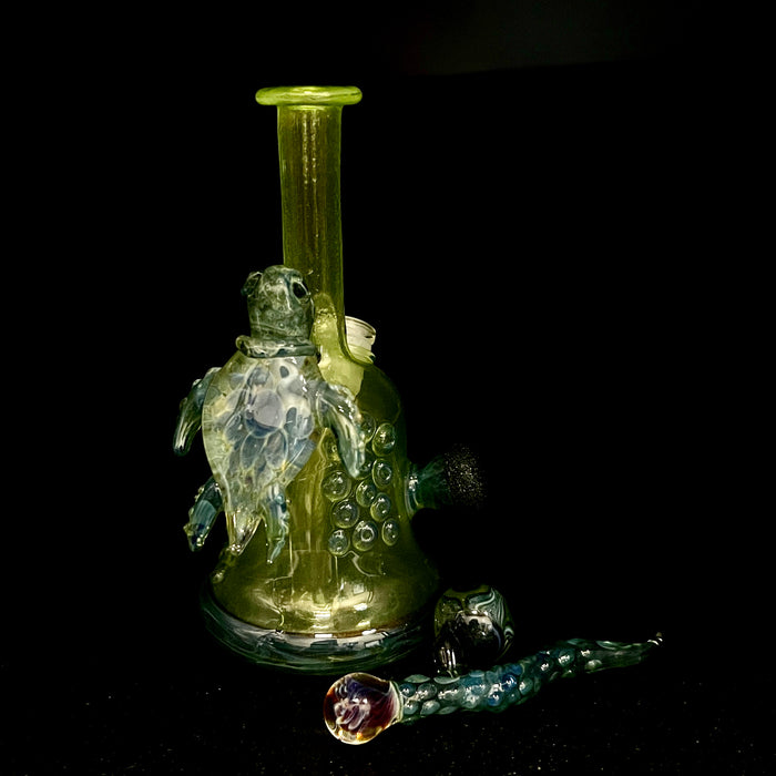 Messy Delux rig with dabber 3