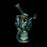 Dellaluna Glass Eclipse recycler #9- Citron/Blue Stardust/Ghost