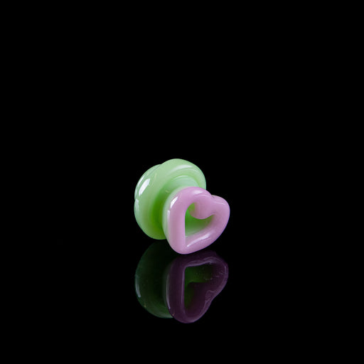 Saki Bomb Hackey Sack Erig Carb Cap - Green/Pink