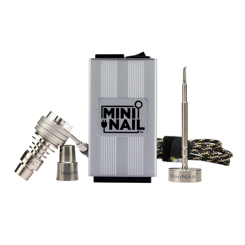 Control Mini Nail Mini Nail Hybrid Complete Kit - Silver | Dab Nation