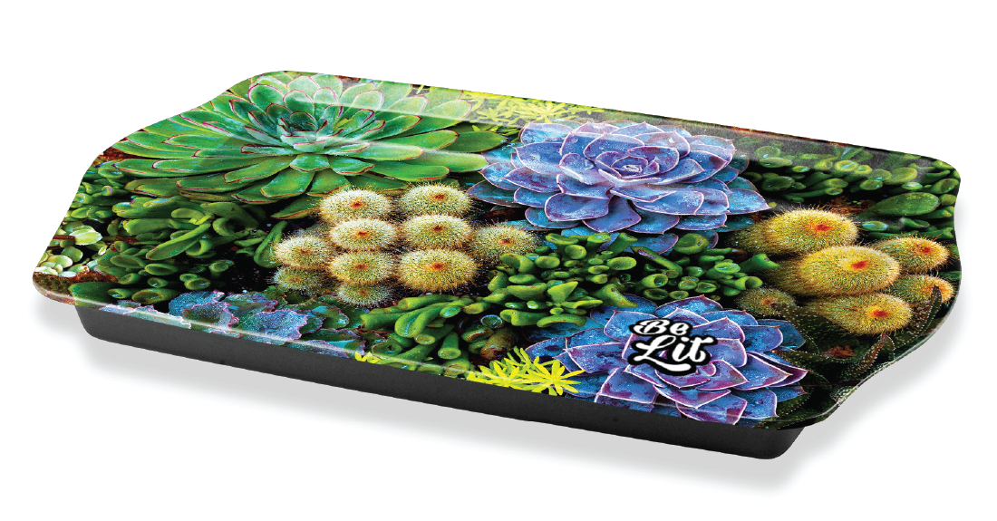 Be Lit Travel Rolling Tray, Succulentsbelitbrandbelitbrand