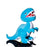 Elbo Plush Toy Mini -Blue Raptor