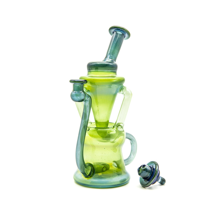 Walmot Glass Fully Worked Recycler Rig