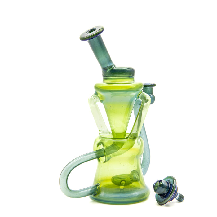 Walmot Glass Fully Worked Recycler Rig