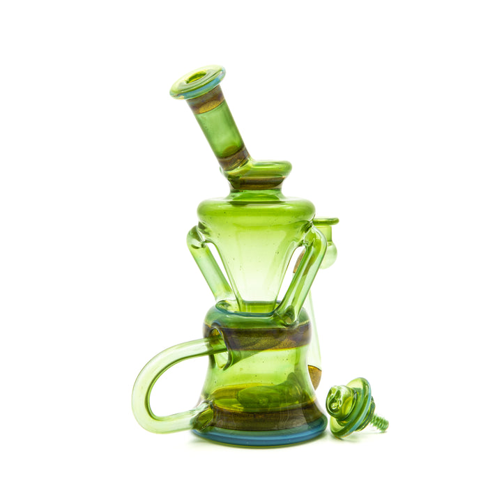 Walmot Glass Fully Worked Recycler Rig