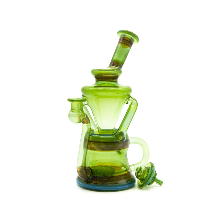 Walmot Glass Fully Worked Recycler Rig