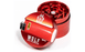 Wolf Bic 4-Piece Herb Grinder - Red
