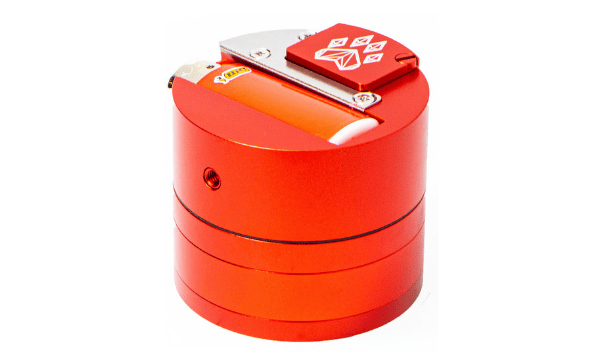 Combo Crusher 6-in-1 Herb Grinder Hand Pipe - Red