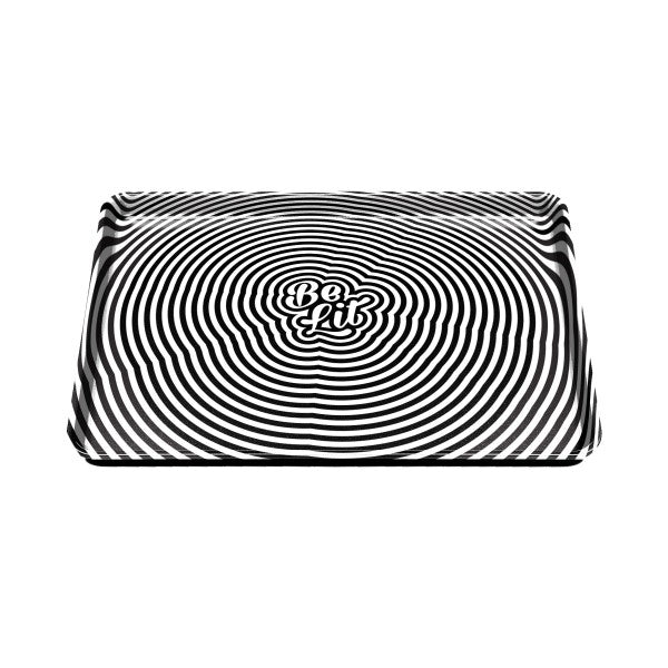 Be Lit Large Rolling Tray, Ripple