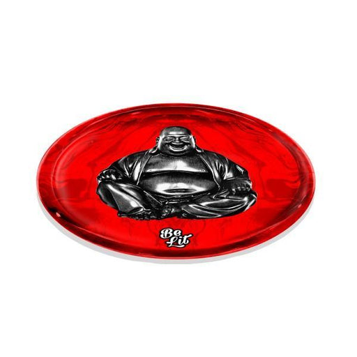 Be Lit Round Rolling Tray, Red Buddhabelitbrandbelitbrand
